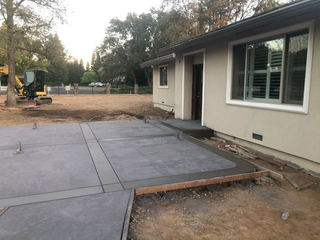 Concrete Driveway is Being Built – Elk Grove, CA – AVM Concrete