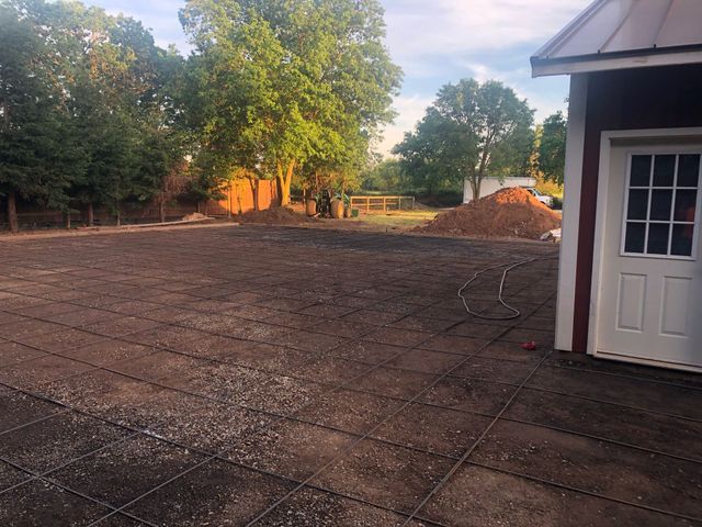 Concrete Driveway with a Shed – Elk Grove, CA – AVM Concrete