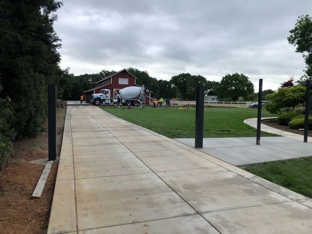 Resdential Road Construction – Elk Grove, CA – AVM Concrete