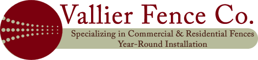 Logo, Vallier Fence Co.