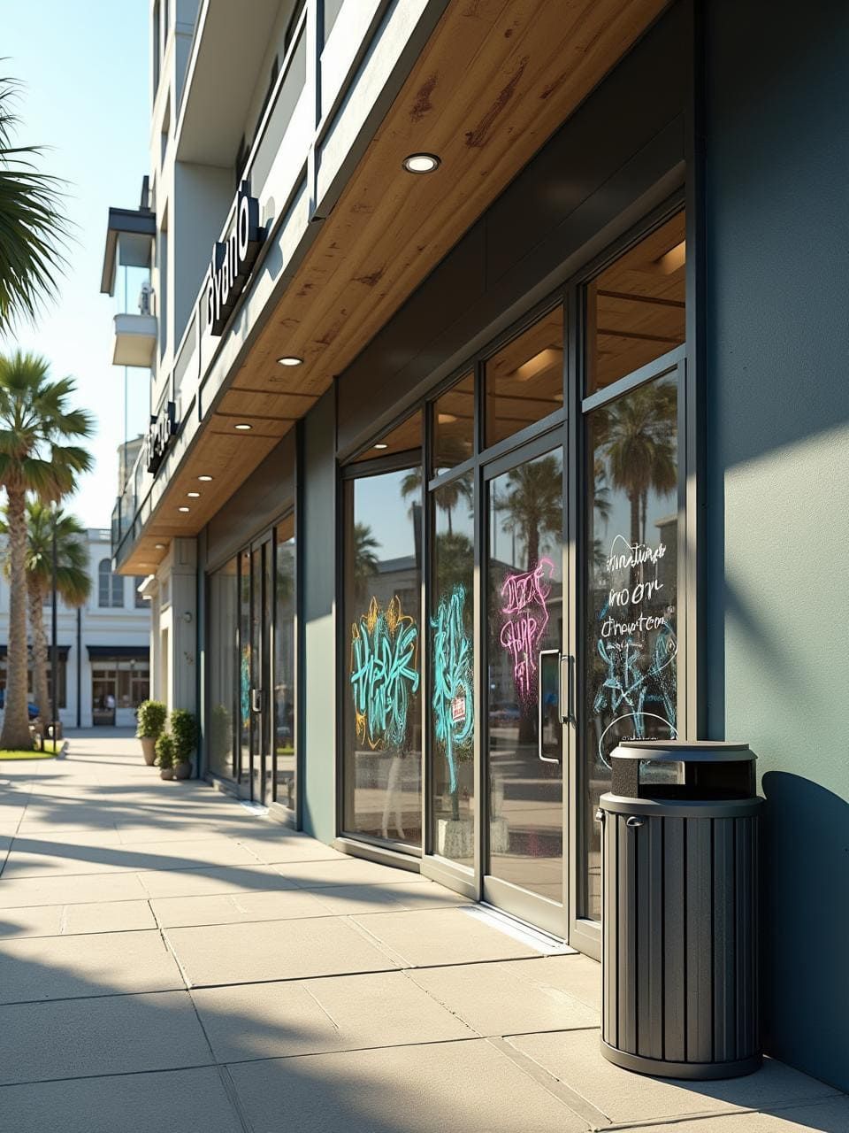 Storefront protection film Hilton Head