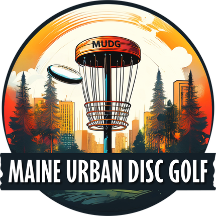 Maine Urban Disc Golf Logo