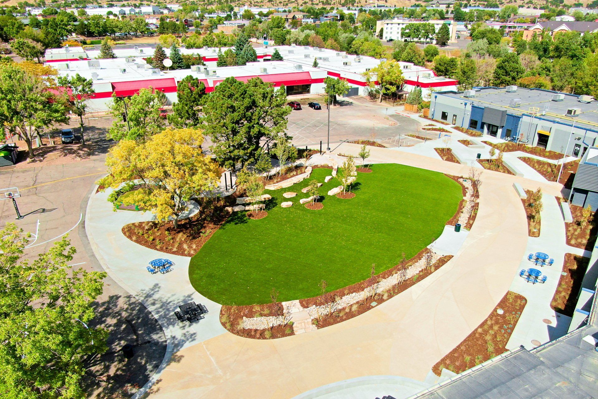 Aerial View of Garden — Colorado Springs, CO — AIR Photography