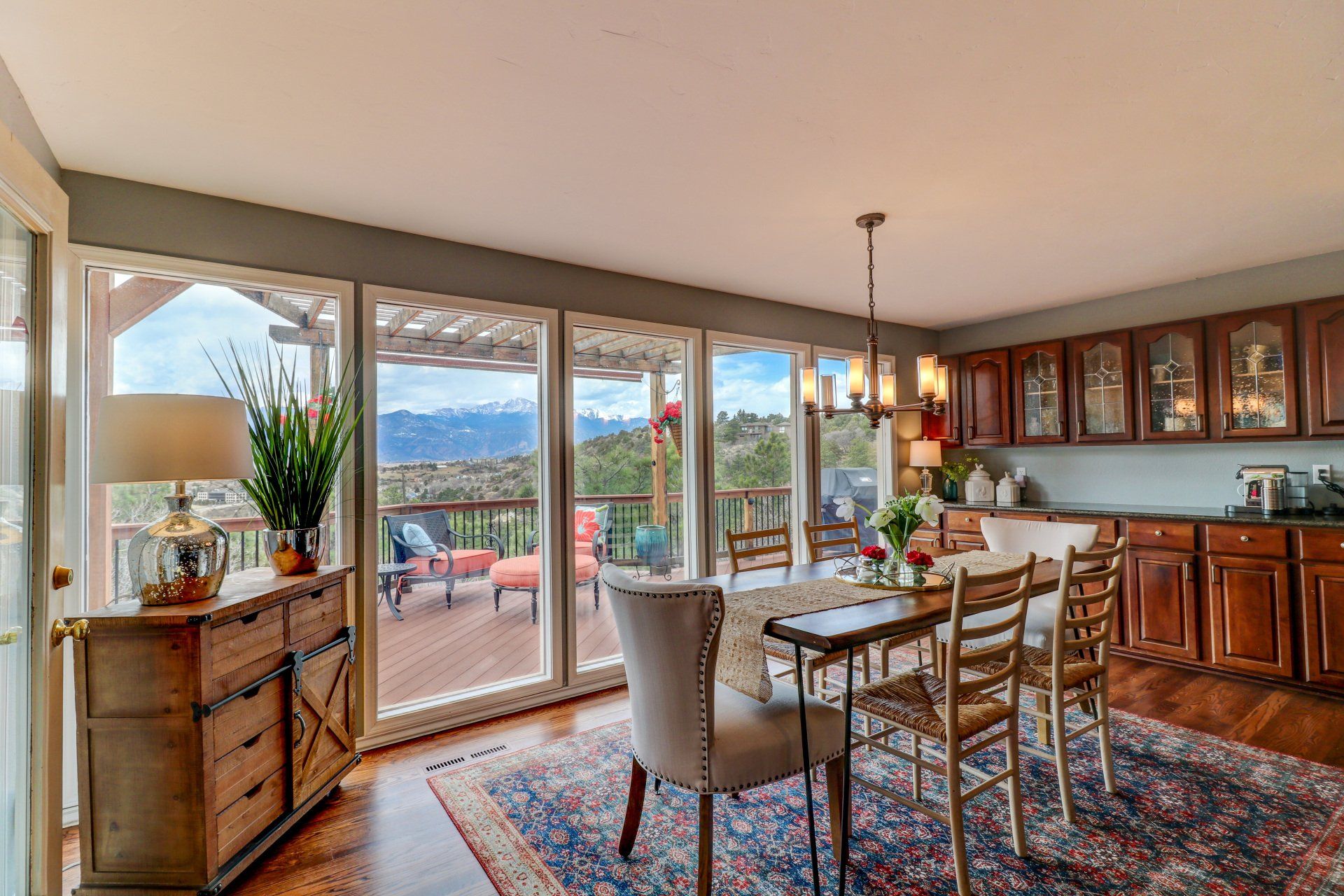 Modern Dining Area — Colorado Springs, CO — AIR Photography