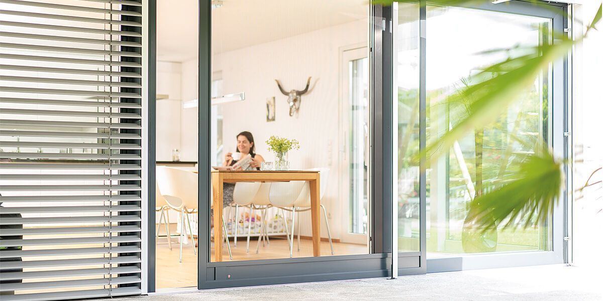 ISN Insektenschutz Schiebeanlage für Balkontüren und Terrassentüren