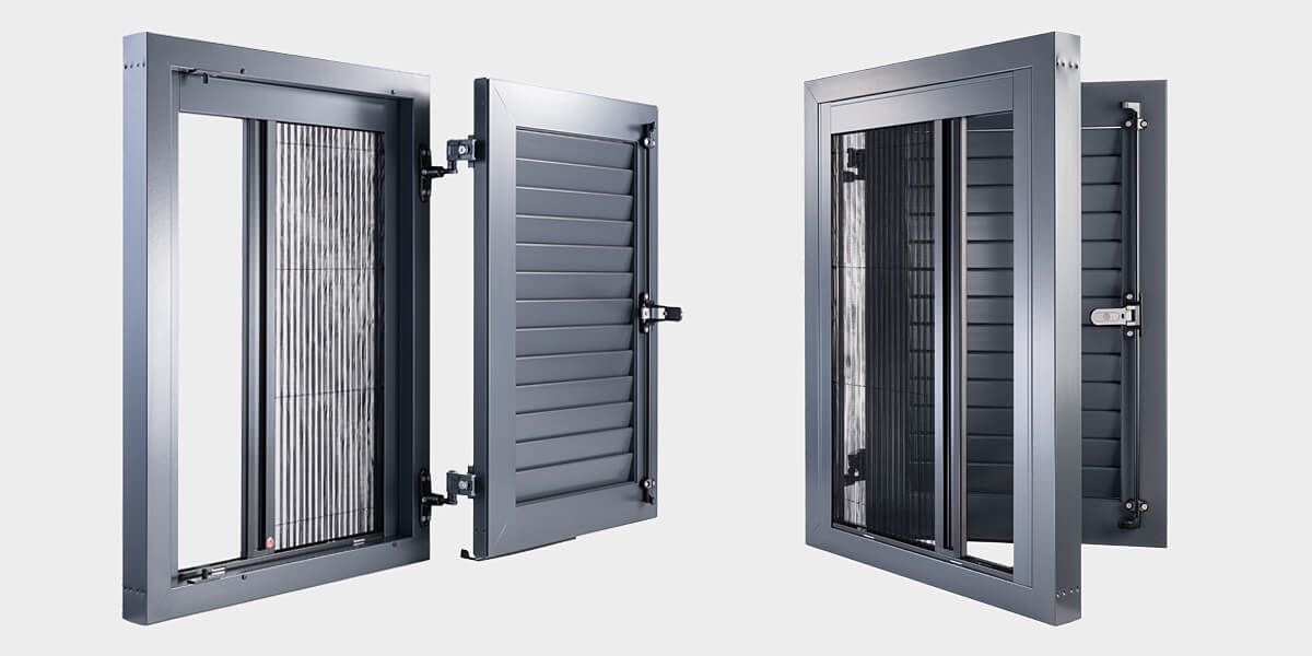 ISN Insektenschutz Plissee für Balkontüren und Terrassentüren