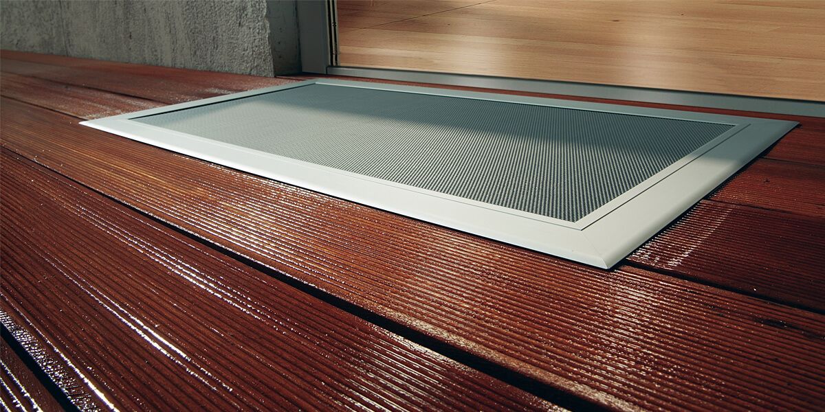 ISN Lichtschachtabdeckung TERRESA, Terrasseneinleger für Holzterrassen und  Lichtschächte