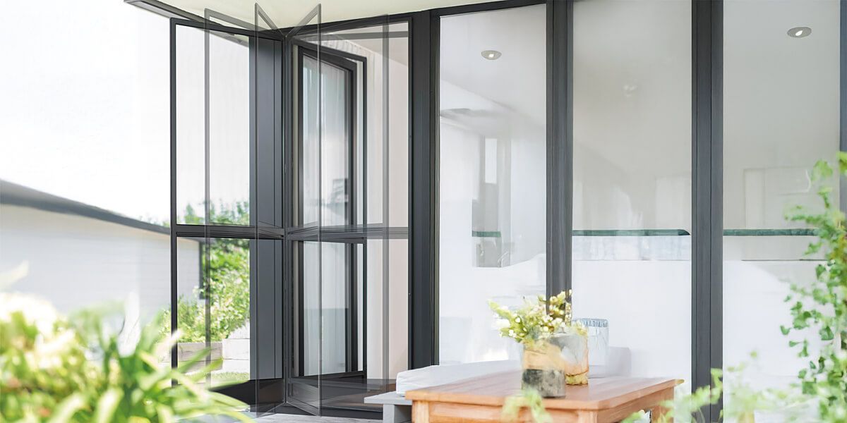 ISN Insektenschutz Pendeltüre für Balkontüren und Terrassentüren