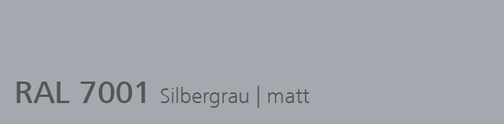 RAL 7001 Silbergrau, matt