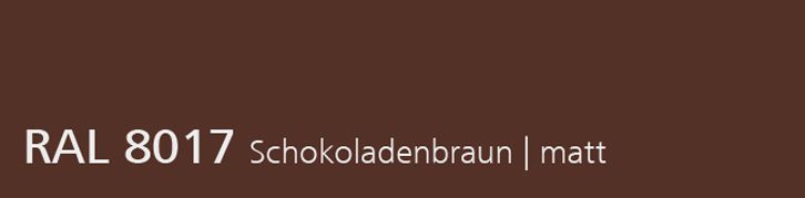 RAL 8017 Schokoladenbraun, matt