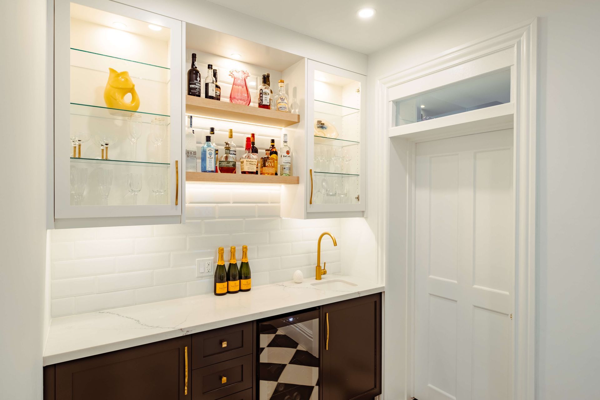 plumbing project in Kingston ON of residential bar sink