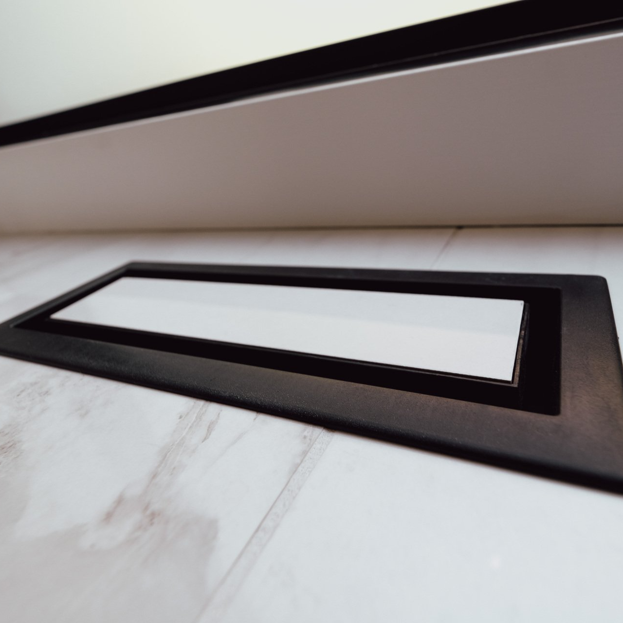 completed plumbing project residential bathroom