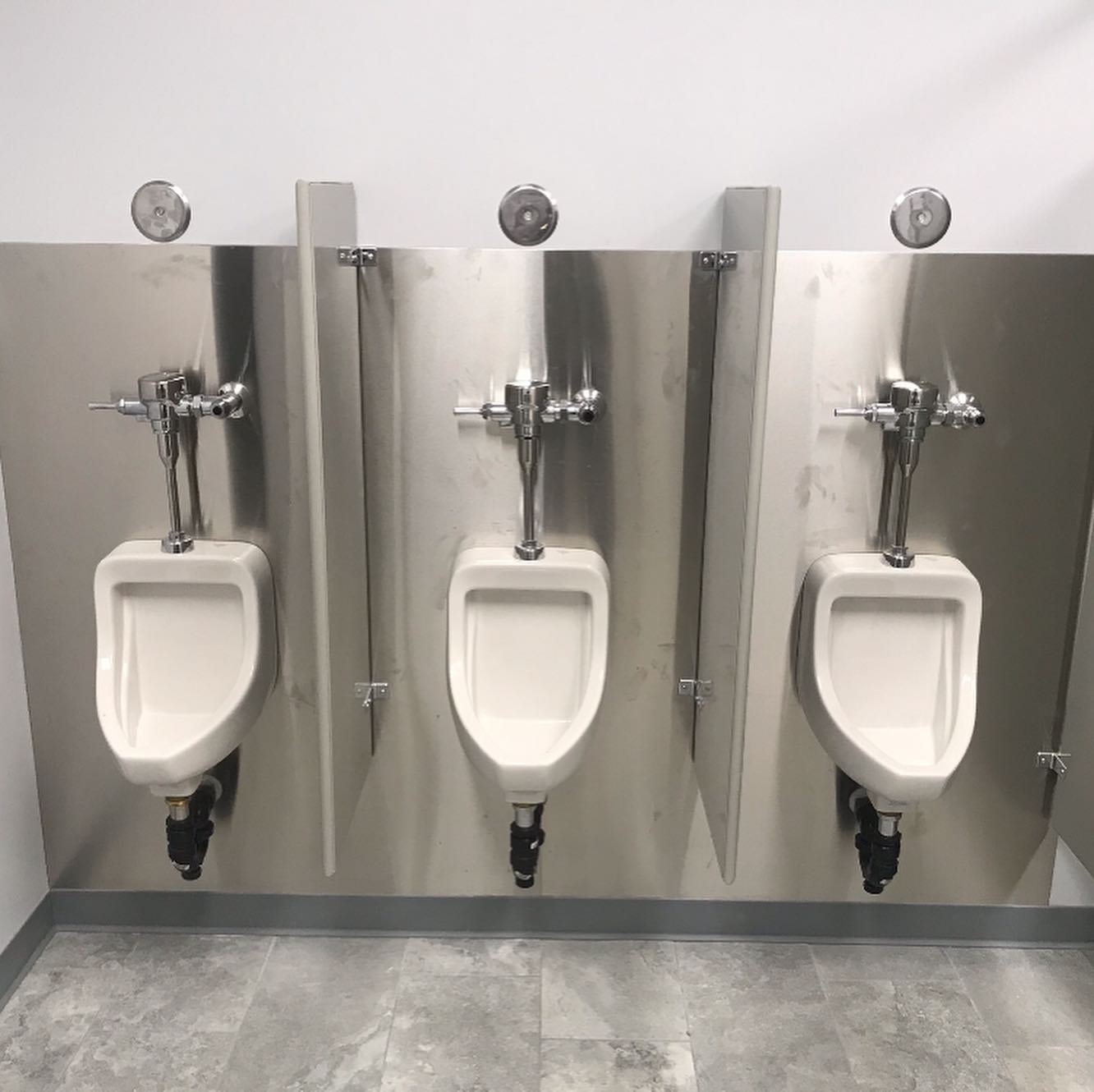 commercial plumbing in bathroom