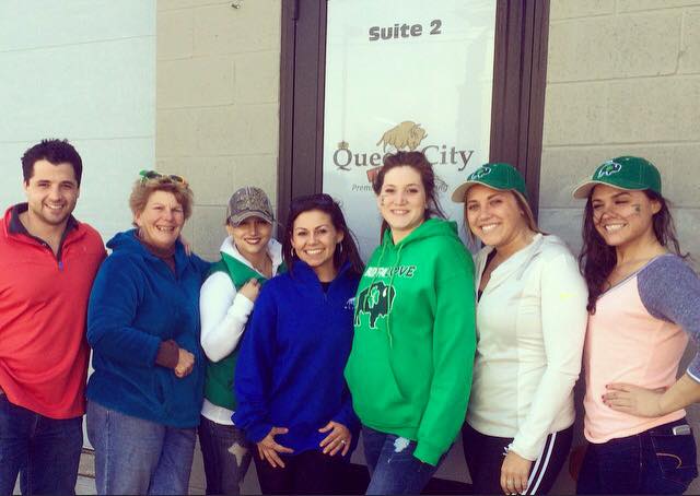 Premium Mobile Catering — Five People Smiling In Camera in Buffalo, NY