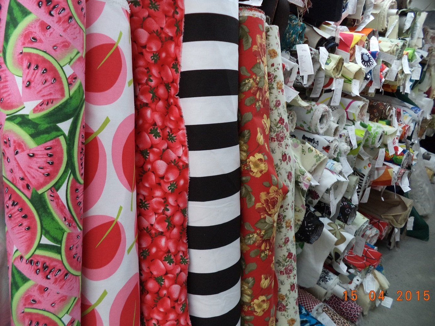 Textiles from an Auckland store