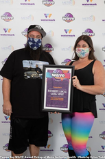 PJ and Kristin Capobianco Accept 2021 WAVE Award