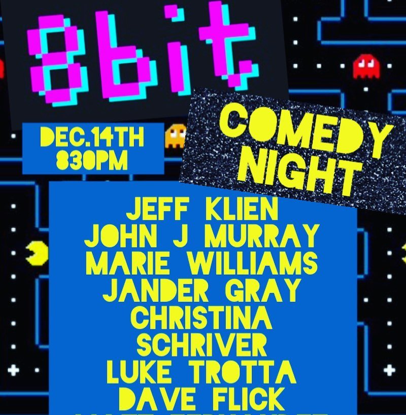 flyer for the Kyle Ruse Comedy Show on Dec 14th 830 pm