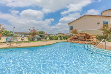 A spacious apartment floor plan at The Plantation Apartments.