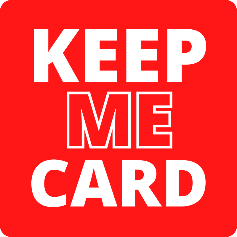 Keep Me Card logo