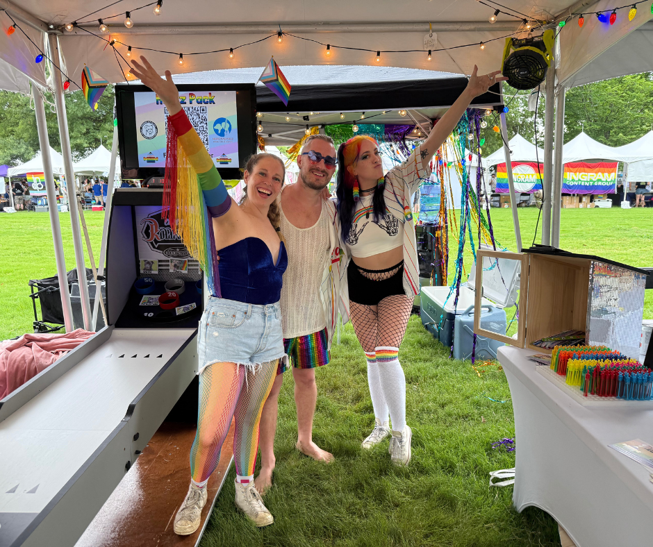 Muttz Realty team at Nashville Pride parade supporting LGBTQ+ community