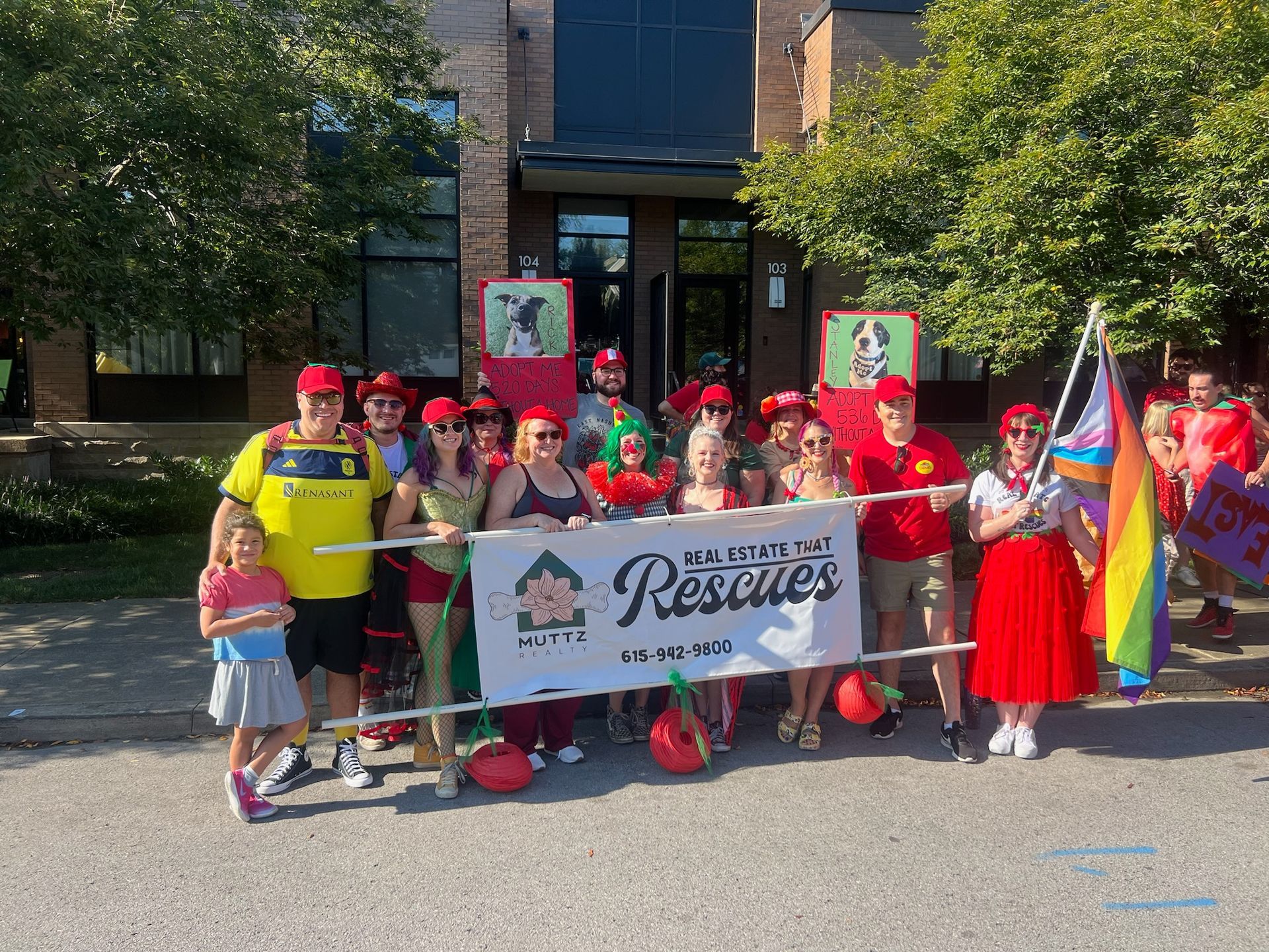 Muttz Realty team at Tomato Arts Fest