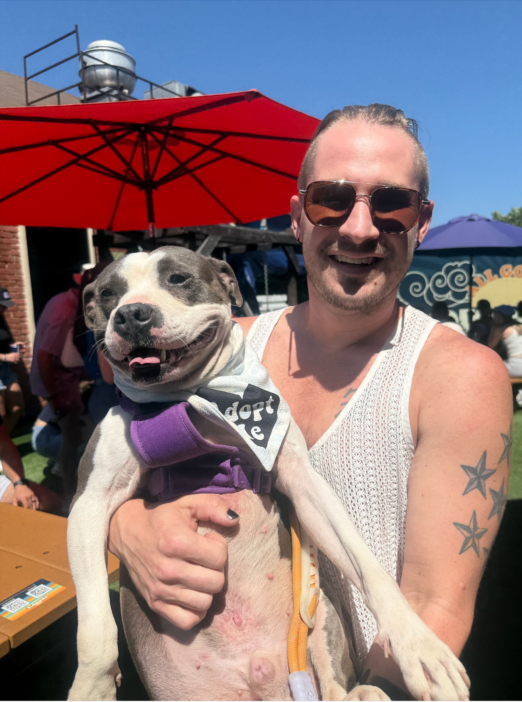 Muttz Realty doing a bow wow breakout with Metro Animal Care and Control