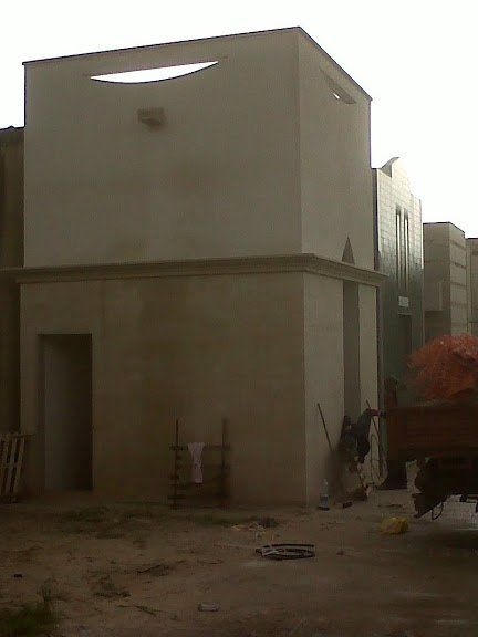 impalcatura per rifacimento palazzina