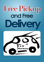 Free Pickup and Delivery Service — Orange, NJ — E&M Pharmacy