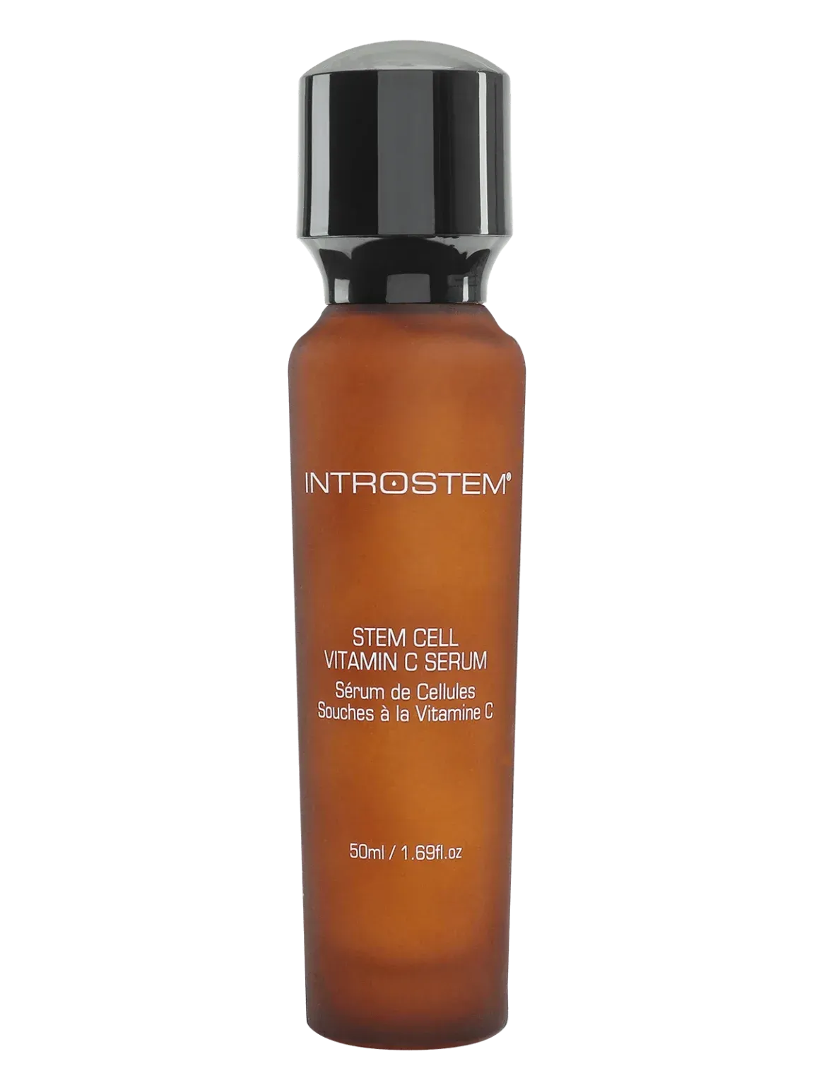 Brown bottle of IntroStemm Stem Cell Vitamin C Serum.
