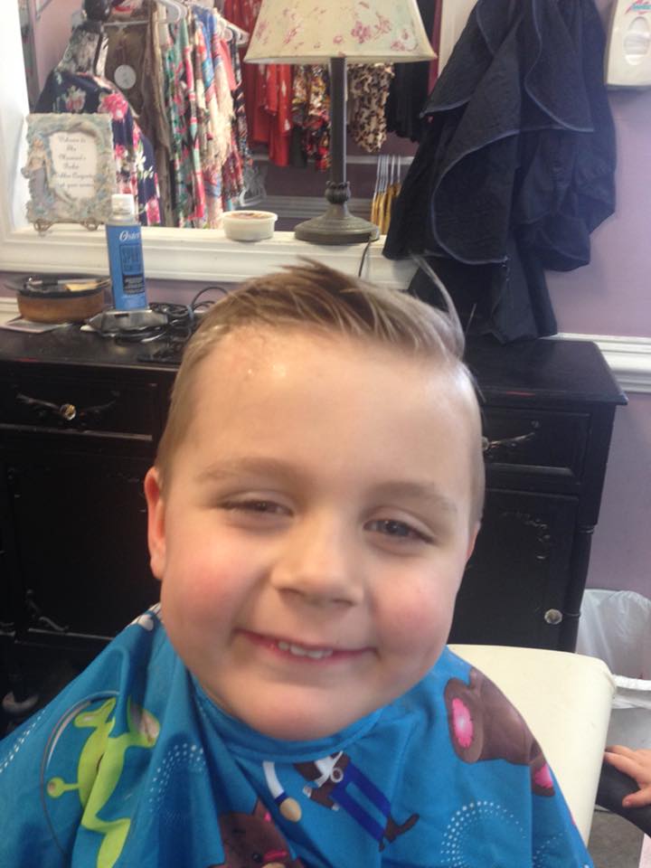 boy's hair cut