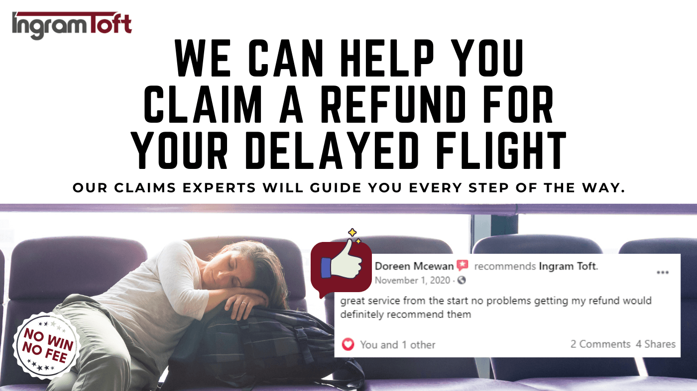We can help you claim a refund for your delayed flight.