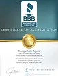 BBB Certificate | Canyon County Towing & Recovery