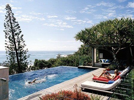 Pool Deck with Ocean Views — Builders in Cannonvale, QLD