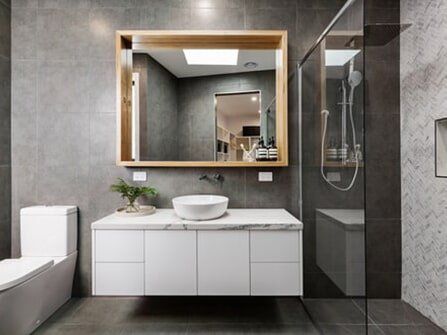 Modern Bathroom — Builders in Cannonvale, QLD