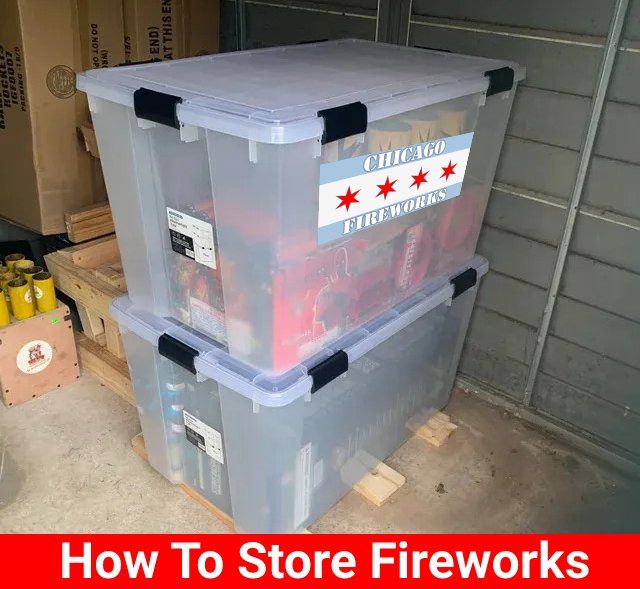 Where to store fireworks