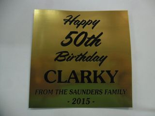 Birthday Label — Engraving Services in North Rockhampton, QLD
