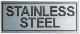 Stainless Steel — Engraving Services in North Rockhampton, QLD