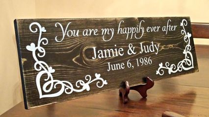 Wedding You Are My Happy Ever After — Engraving Services in North Rockhampton, QLD
