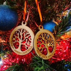 Robin Christmas Decorations — Engraving Services in North Rockhampton, QLD