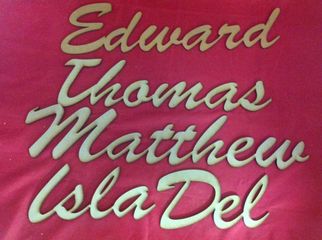 Stencils Cut Out Name — Engraving Services in North Rockhampton, QLD