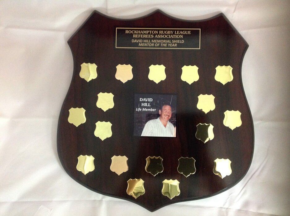 David Mills Shield — Rockhampton Trophy Centre & Engraving in North Rockhampton, QLD