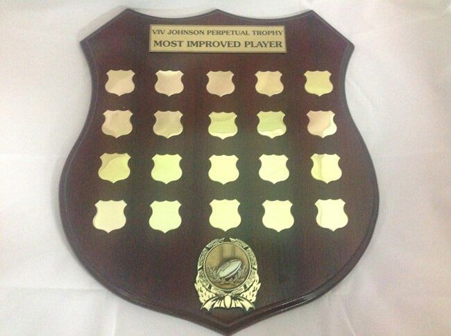 Shield Most Improved — Rockhampton Trophy Centre & Engraving in North Rockhampton, QLD