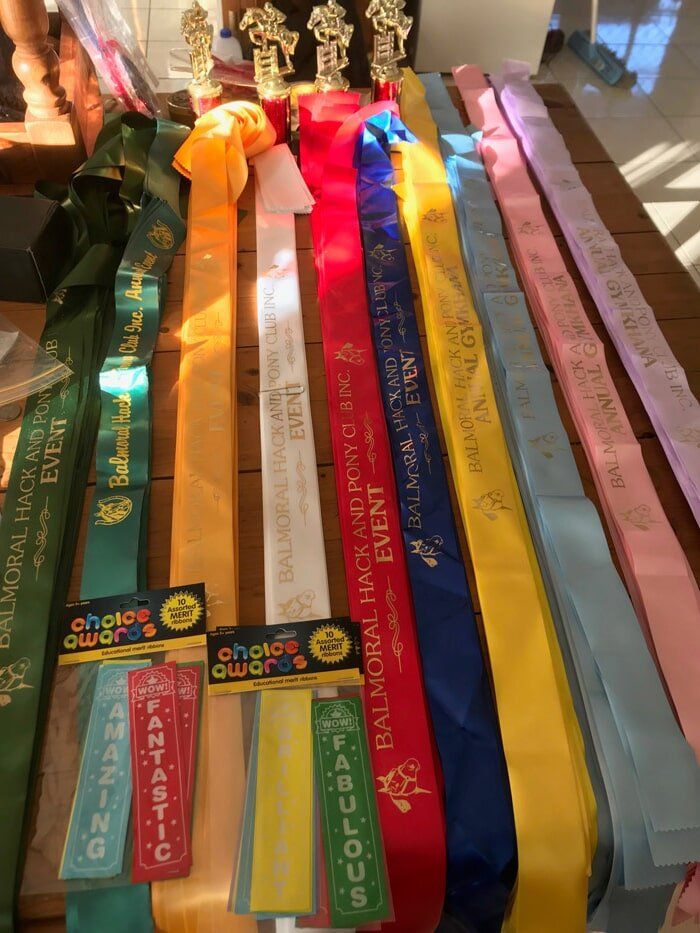 Ribbons For Horse Sports — Rockhampton Trophy Centre & Engraving in North Rockhampton, QLD