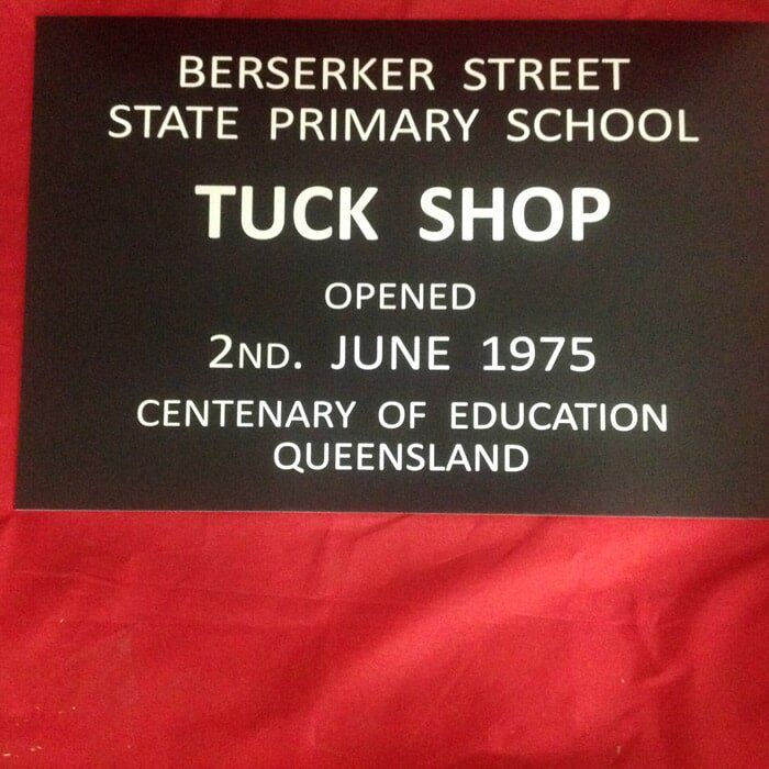 Tuck Shop Sign — Rockhampton Trophy Centre & Engraving in North Rockhampton, QLD