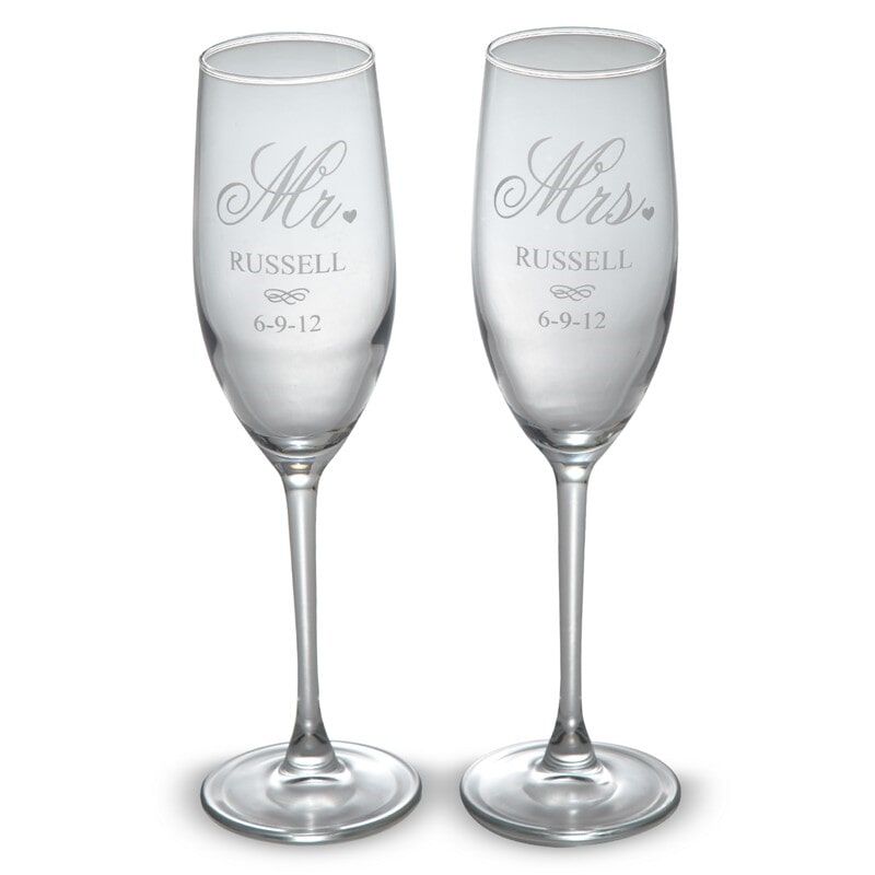 Champagne Glasses — Rockhampton Trophy Centre & Engraving in North Rockhampton, QLD