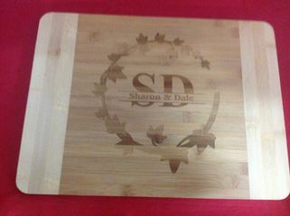 Bread Board Monogrammed — Engraving Services in North Rockhampton, QLD