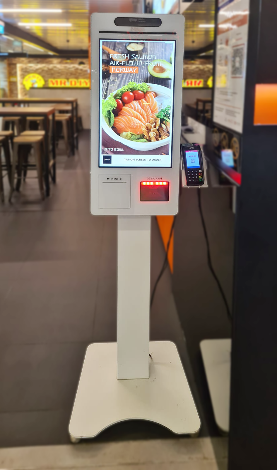 Salmon Warrior Self Ordering Kiosk