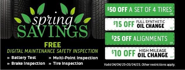 A cooper tires ad that says get back by online or mail-in rebate when you buy a set of 4 qualifying tires | Ellisville Tire & Service