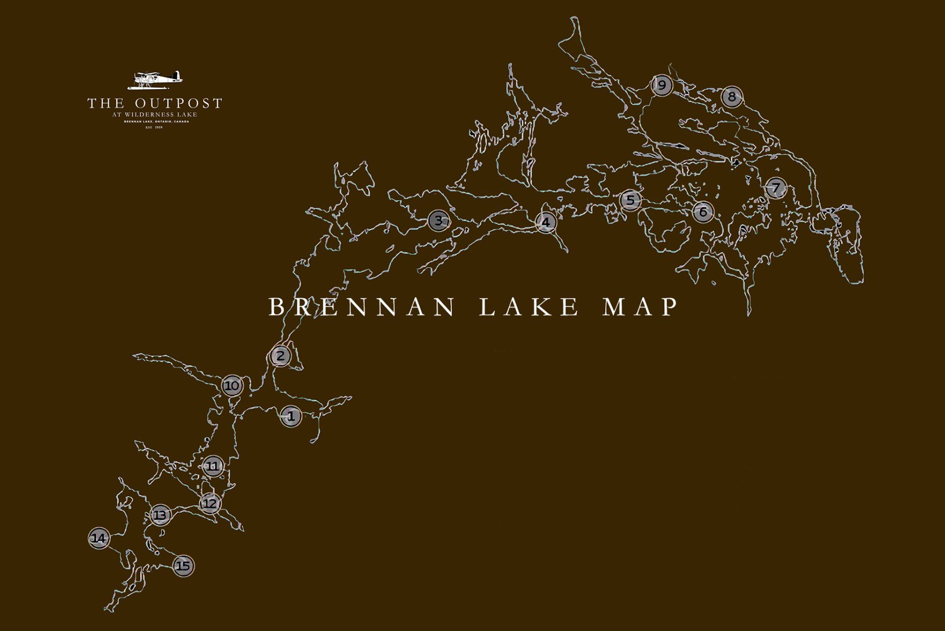Lake Brennan Map