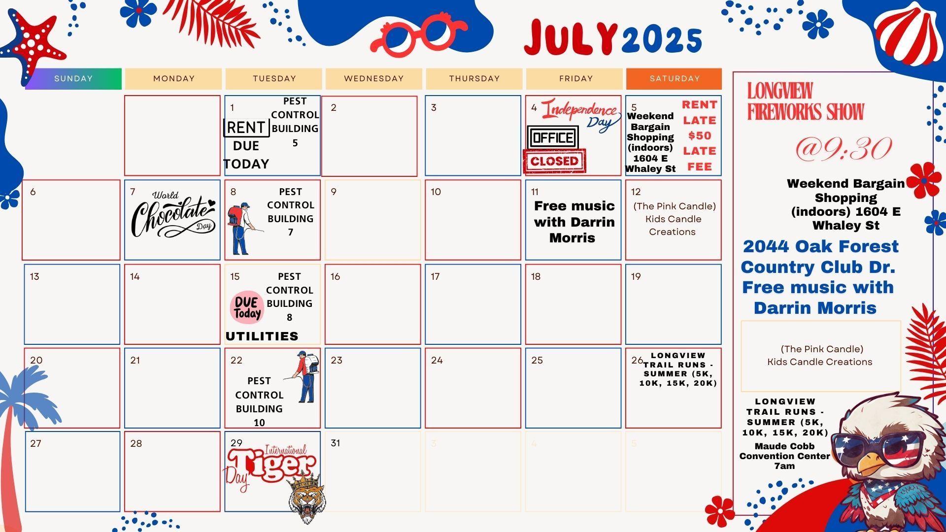 June Calendar